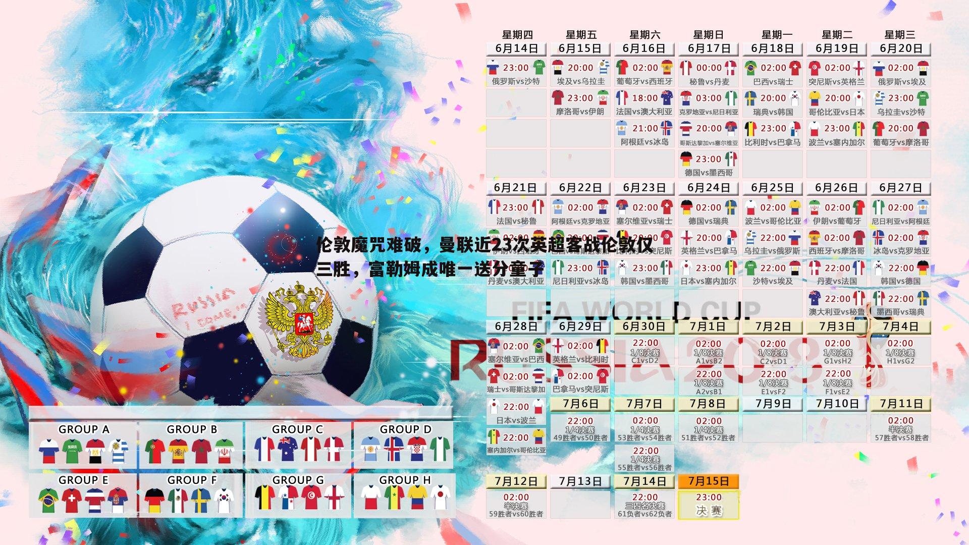 OG真人-伦敦魔咒难破，曼联近23次英超客战伦敦仅三胜，富勒姆成唯一送分童子